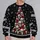 Santa Skull Christmas Tree for Festive Winter Parties and Holiday Gatherings All-over Print Knitted Sweater - 2