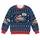 Santa Hat Spider With Free Hugs Sign for Festive Holiday Parties and Winter Cheer All-over Print Knitted Sweater - 4