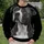 Melancholic Pit Bull Portrait for Everyday Casual Wear and Dog Lovers All-over Print Knitted Sweater - 6