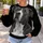 Melancholic Pit Bull Portrait for Everyday Casual Wear and Dog Lovers All-over Print Knitted Sweater - 5
