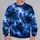 Electric Blue Storm Clouds and Lightning for Bold Casual Wear and Dramatic Everyday Style All-over Print Knitted Sweater - 2