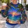 Tropical Palm Sunset Beach Scene for Coastal Getaways and Relaxed Summer Island Escapes All-over Print Knitted Sweater - 5