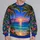 Tropical Palm Sunset Beach Scene for Coastal Getaways and Relaxed Summer Island Escapes All-over Print Knitted Sweater - 2