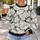 Black White Cracked Marble for Summer Streetwear and Modern Casual Urban Style All-over Print Knitted Sweater - 5