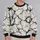 Black White Cracked Marble for Summer Streetwear and Modern Casual Urban Style All-over Print Knitted Sweater - 2