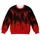 Black And Crimson Distressed Ink Texture For Bold Streetwear And Everyday Casual Style All-over Print Knitted Sweater - 4