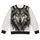 Realistic Wolf Portrait for Outdoor Adventures and Everyday Casual Wear All-over Print Knitted Sweater - 4