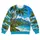 Tropical Palm Beach and Mountain Escape for Sunny Coastal Getaways and Island Holidays All-over Print Knitted Sweater - 4
