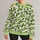 Playful Green Crocodile Motifs for Casual Autumn Outings and Everyday Nature Lovers All-over Print Knitted Sweater - 1