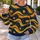 Celestial Sun And Golden Wave Motifs For Everyday Cosmic Casual Style For Men Today All-over Print Knitted Sweater - 5