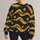Celestial Sun And Golden Wave Motifs For Everyday Cosmic Casual Style For Men Today All-over Print Knitted Sweater - 1