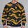 Celestial Sun And Golden Wave Motifs For Everyday Cosmic Casual Style For Men Today All-over Print Knitted Sweater - 2