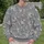 Soft Gray And White Floral Blooms For Casual Everyday Style And Thoughtful Gift Giving All-over Print Knitted Sweater - 6
