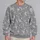 Soft Gray And White Floral Blooms For Casual Everyday Style And Thoughtful Gift Giving All-over Print Knitted Sweater - 2