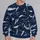 Navy White Abstract Brushstrokes For Everyday Streetwear And Creative Casual Style All-over Print Knitted Sweater - 2