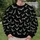 Flying Bat Motif for Autumn Nights, Gothic Streetwear and Halloween Gatherings All-over Print Knitted Sweater - 6