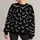 Flying Bat Motif for Autumn Nights, Gothic Streetwear and Halloween Gatherings All-over Print Knitted Sweater - 1
