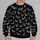 Flying Bat Motif for Autumn Nights, Gothic Streetwear and Halloween Gatherings All-over Print Knitted Sweater - 2