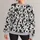 Monochrome Cute Dog Faces for Cozy Autumn Outings and Everyday Unisex Style All-over Print Knitted Sweater - 1