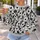 Monochrome Cute Dog Faces for Cozy Autumn Outings and Everyday Unisex Style All-over Print Knitted Sweater - 5