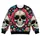 Colorful Cosmic Skull Collage for Festivals, Parties and Bold Streetwear Fans All-over Print Knitted Sweater - 4