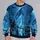 Blue Underwater City and Whale Nightscape for Ocean Lovers and Everyday Streetwear All-over Print Knitted Sweater - 2