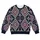 Navy Ivory Burgundy Geometric Diamonds For Streetwear And Outdoor Style All-over Print Knitted Sweater - 4