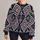 Navy Ivory Burgundy Geometric Diamonds For Streetwear And Outdoor Style All-over Print Knitted Sweater - 1