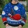 Santa With Oversized Red Sack for Christmas Parties and Cozy Holiday Nights All-over Print Knitted Sweater - 6