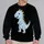 Cute Blue Dinosaur with Gold Back Plates for Playful Everyday Style All-over Print Knitted Sweater - 2