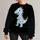 Cute Blue Dinosaur with Gold Back Plates for Playful Everyday Style All-over Print Knitted Sweater - 1