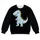 Cute Blue Dinosaur with Gold Back Plates for Playful Everyday Style All-over Print Knitted Sweater - 4