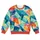 Rainbow Geometric Color Blocking for Creative Everyday Style and Casual Weekend Wear All-over Print Knitted Sweater - 4