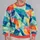 Rainbow Geometric Color Blocking for Creative Everyday Style and Casual Weekend Wear All-over Print Knitted Sweater - 2