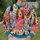 Cartoon Dog Friends And Colorful Florals For Playful Everyday Style All-over Print Knitted Sweater - 6