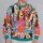 Cartoon Dog Friends And Colorful Florals For Playful Everyday Style All-over Print Knitted Sweater - 2