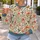 Hummingbird And Coral Floral Garden For Casual Nature Lovers All-over Print Knitted Sweater - 5