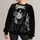 Retro Monster Bubblegum Peace Sign Halloween Gift for Classic Horror Fans and Collectors All-over Print Knitted Sweater - 1