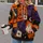 Pumpkin Ghost Bat And Skeleton Halloween Party Style For Spooky Season Celebrations All-over Print Hoodie (Lightweight) - 2