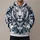 Fierce Tiger Face With Ornamental Scrollwork For Bold Everyday Style All-over Print Hoodie (Lightweight) - 1