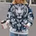 Fierce Tiger Face With Ornamental Scrollwork For Bold Everyday Style All-over Print Hoodie (Lightweight) - 2