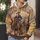 Buffalo Cavalry Heritage Scene for Western History Fans and Outdoor Adventures All-over Print Hoodie (Lightweight) - 5