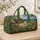 Pastoral Sheep and Red Barn Meadow Scene for Countryside Getaways and Summer Travel Quilted Weekend Bag - 4