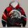 Bald Eagle Flag Motif Red Black Geometry for Patriotic Holiday Casual Wear All-over Print Hoodie (Lightweight) - 4