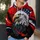 Bald Eagle Flag Motif Red Black Geometry for Patriotic Holiday Casual Wear All-over Print Hoodie (Lightweight) - 5