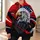 Bald Eagle Flag Motif Red Black Geometry for Patriotic Holiday Casual Wear All-over Print Hoodie (Lightweight) - 6