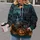 Raven Moon Lantern Pumpkins for Halloween Night Forest Celebrations All-over Print Hoodie (Lightweight) - 2