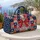 Red White and Navy Star Bow Motifs for Fourth of July Beach Getaways and Camping Quilted Weekend Bag - 5
