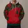 Red Green Plaid Snowflakes and Christmas Tree for Cheerful Holiday Celebrations All-over Print Hoodie (Lightweight) - 1