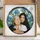 Personalized Forget Me Not Photo Suncatcher – Custom Floral Stained Glass for Mom, Christmas Gift from Daughter - 4